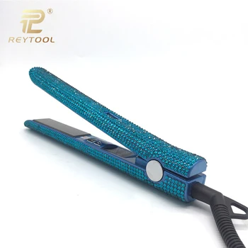 Crystal Hair Straightener Fast Heating Flat Iron Hair Iron LCD Display Curling Iron Diamond Shining Hot comb Hair Styling Tools
Crystal Hair Straightener Fast Heating Flat Iron Hair Iron LCD Display Curling Iron Diamond Shining Hot comb Hair Styling Tools