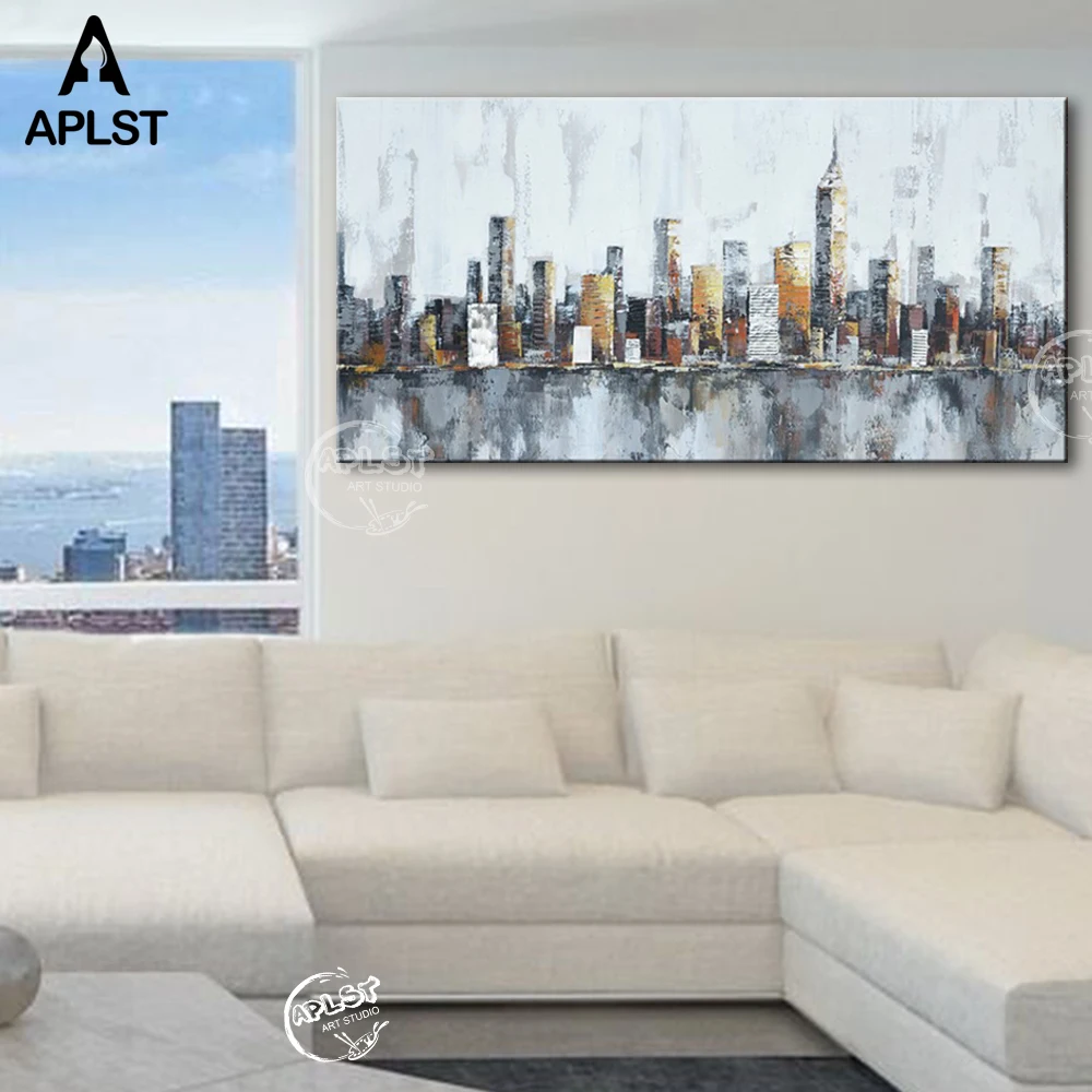 Modern Abstract New York City Decoration Oil Painting 100% Hand Painted Large Wall Pictures On Canvas For Living Room (No Frame)
Modern Abstract New York City Decoration Oil Painting 100% Hand Painted Large Wall Pictures On Canvas For Living Room (No Frame)