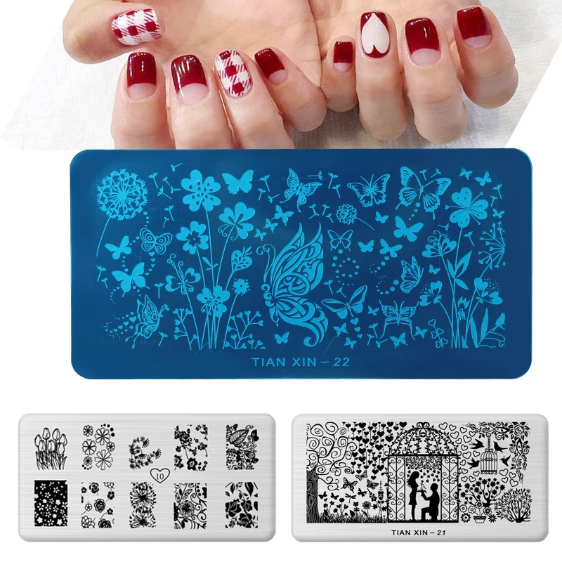 24 Different Designs Nail Stamping Plates Manicure Templates Stencils Salon Beauty Polish Tools Templates for Stamp Nail Polish
24 Different Designs Nail Stamping Plates Manicure Templates Stencils Salon Beauty Polish Tools Templates for Stamp Nail Polish