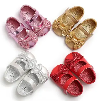 Toddler Newborn Baby Girls Shoes Cute Princess Soft Sole Sequin Bow Crib Shoes For Baby Prewalker Infant PU Leather Shoes0-18M
Toddler Newborn Baby Girls Shoes Cute Princess Soft Sole Sequin Bow Crib Shoes For Baby Prewalker Infant PU Leather Shoes0-18M