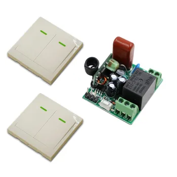 Free Shipping 220V 1CH Radio Wireless Remote Control Switch Learning Code with 2pcs Wall Pannel Transmitter Output Adjusted
Free Shipping 220V 1CH Radio Wireless Remote Control Switch Learning Code with 2pcs Wall Pannel Transmitter Output Adjusted
