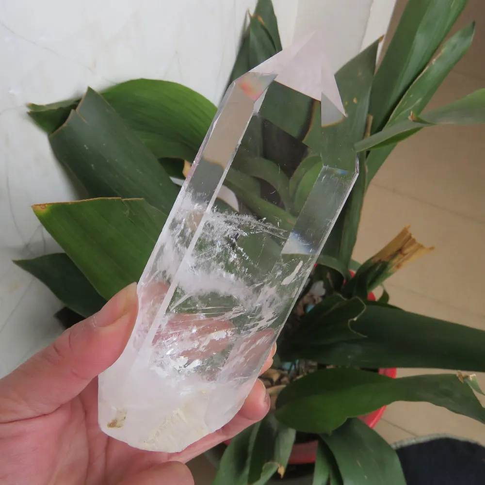 Fantastic ! 349g Natural Clear Quartz Crystal Wand Single Terminated Point Polished Reiki Healing Mineral Quartz Crystal Stones
Fantastic ! 349g Natural Clear Quartz Crystal Wand Single Terminated Point Polished Reiki Healing Mineral Quartz Crystal Stones