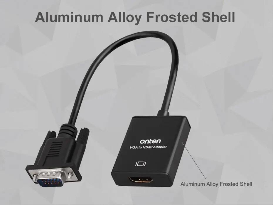 VGA to HDMI Cable Converter Adapter 8