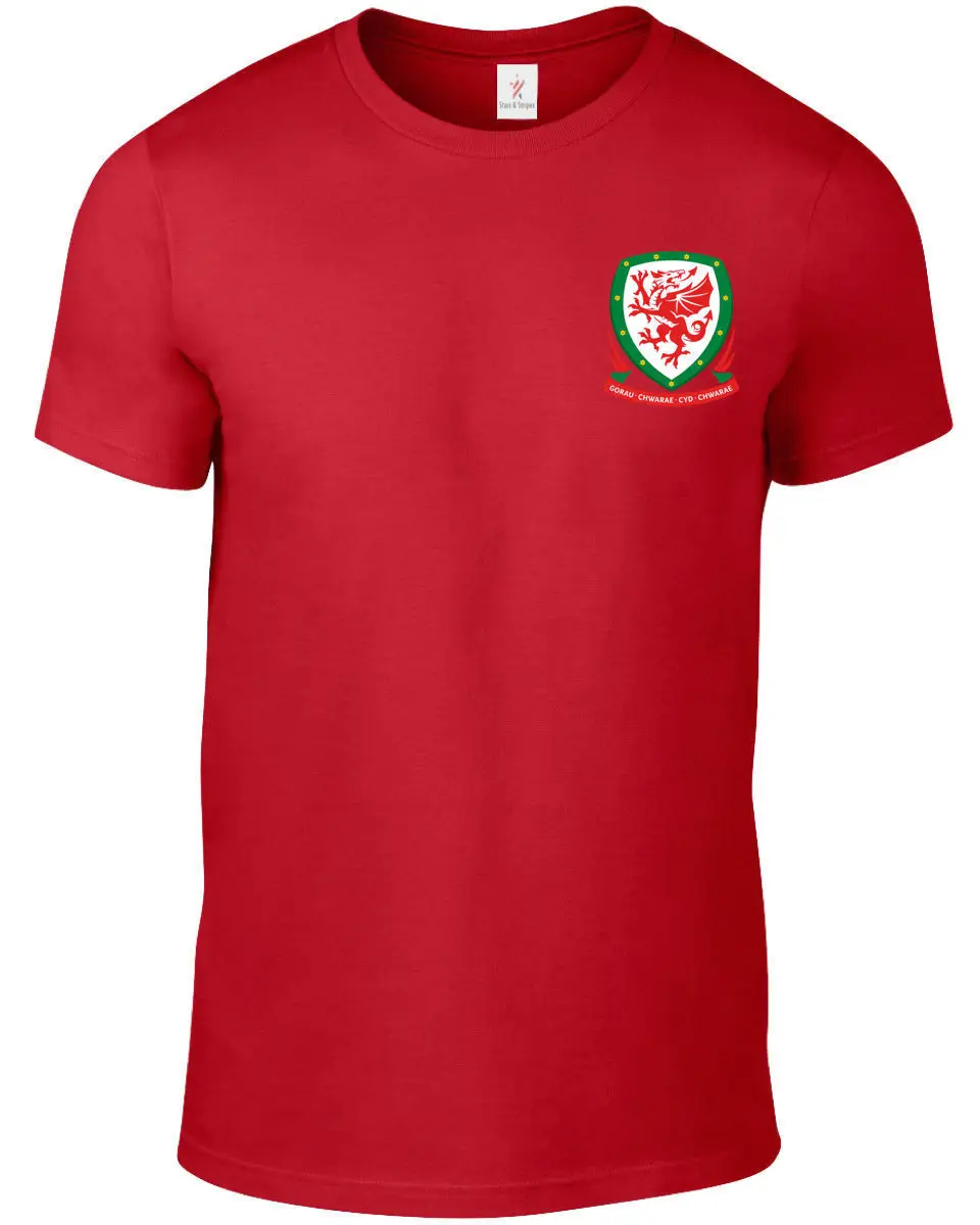 Wales Men'S Footballer Legend Soccers Summer Fashion Street wear Tops Summer Style Cotton Short Slevee
Wales Men'S Footballer Legend Soccers Summer Fashion Street wear Tops Summer Style Cotton Short Slevee
