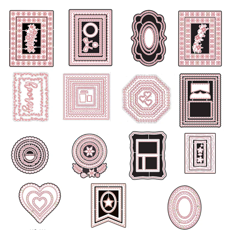 Label Frame Border Inside Scalloped Metal Cutting Dies New 2019 Stencils for DIY Scrapbooking Paper Cards Crafts Decor Handmade
Label Frame Border Inside Scalloped Metal Cutting Dies New 2019 Stencils for DIY Scrapbooking Paper Cards Crafts Decor Handmade