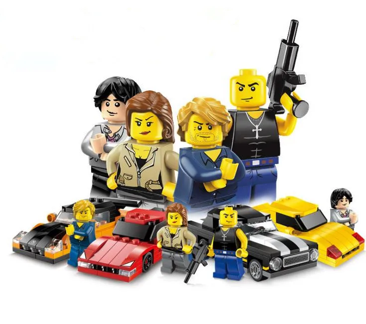 4pcs/lot Movie Fast VS Furious Supercar Building Blocks Educational Toys Bricks Best Gift For Children 
4pcs/lot Movie Fast VS Furious Supercar Building Blocks Educational Toys Bricks Best Gift For Children