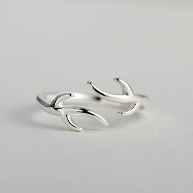 Jisensp New Fashion Animal Antler rings for Women Adjustable Women Finger Ring Original Best Christmas Gift
Jisensp New Fashion Animal Antler rings for Women Adjustable Women Finger Ring Original Best Christmas Gift