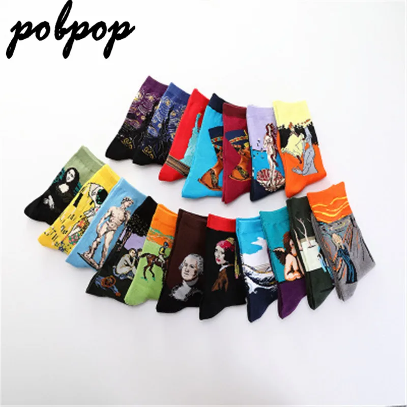 Funny graffiti socks Vintage oil painting socks Men's socks Women's socks Street style Cotton material Hot style Good quality
Funny graffiti socks Vintage oil painting socks Men's socks Women's socks Street style Cotton material Hot style Good quality