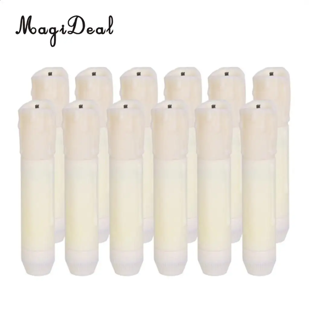 MagiDeal 105mm Tall Electric LED Candle Flameless Candle for Party Decor Warm White B