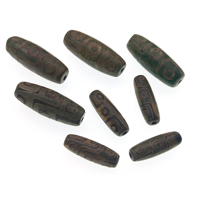 2pcs 30x11mm 40x15mm Oval Natural Stone Gray Green Agates Dzi Beads Loose 9 Eyes Tube Spacer Beads For DIY Jewelry Making Z1018
2pcs 30x11mm 40x15mm Oval Natural Stone Gray Green Agates Dzi Beads Loose 9 Eyes Tube Spacer Beads For DIY Jewelry Making Z1018