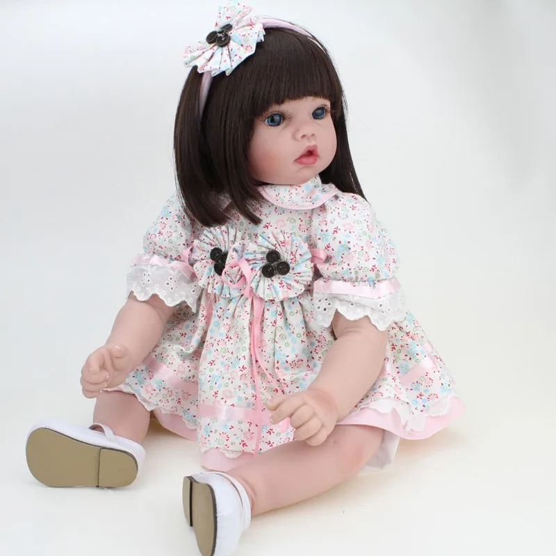 Charming blue eyes Bebe Reborn dolls soft silicone girl 55cm Princess skirt play house DIY doll toys for girls gift boneca Bebek
Charming blue eyes Bebe Reborn dolls soft silicone girl 55cm Princess skirt play house DIY doll toys for girls gift boneca Bebek