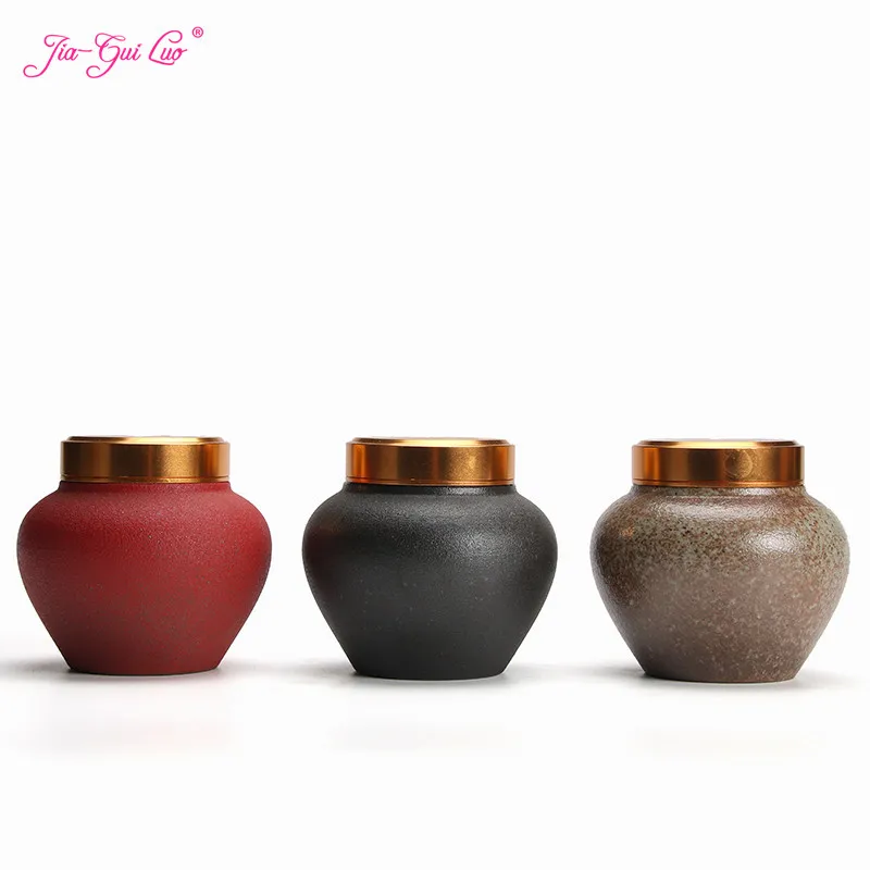 JIA-GUI LUO Ceramic tea box dried fruit storage tank sealed bottle portable home travel tea storage box D065
JIA-GUI LUO Ceramic tea box dried fruit storage tank sealed bottle portable home travel tea storage box D065
