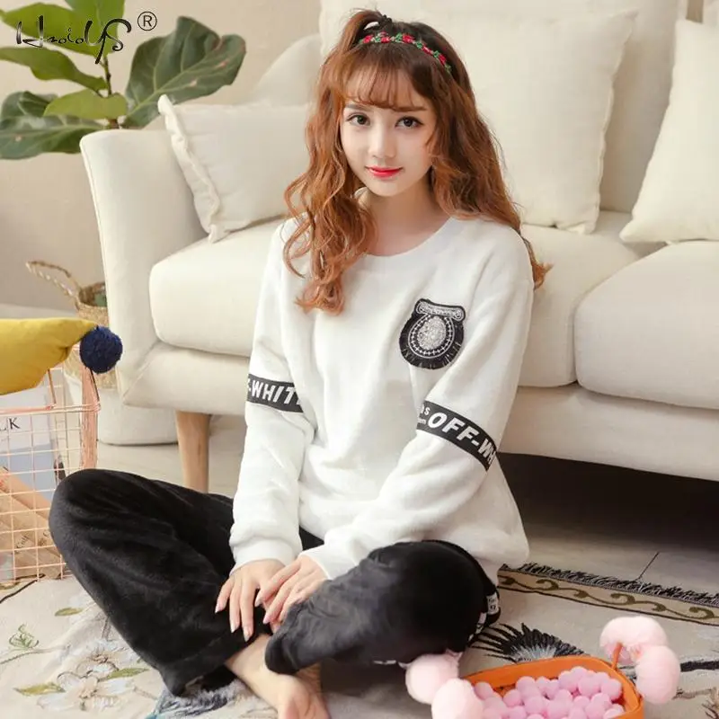 Cartoon Pyjamas Winter Pajamas Set Women Sleepwear Warm Flannel Long Sleeves Pajamas Pink Cute Animal Homewear Thick Home Suit
Cartoon Pyjamas Winter Pajamas Set Women Sleepwear Warm Flannel Long Sleeves Pajamas Pink Cute Animal Homewear Thick Home Suit