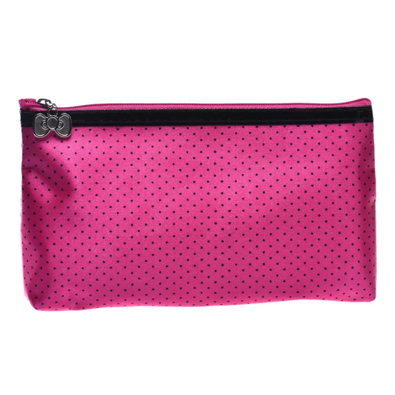 New brand Cosmetic Cases 2017 fashion women Round Dot Portable Storage Makeup toiletry bag Rose Pink Beige Black bolsa feminina
New brand Cosmetic Cases 2017 fashion women Round Dot Portable Storage Makeup toiletry bag Rose Pink Beige Black bolsa feminina
