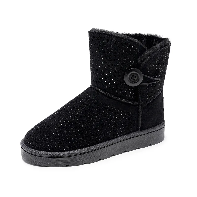 2018 winter new women's boots Korean round head sequins fashion comfortable wild female snow boots black ljj 0109
2018 winter new women's boots Korean round head sequins fashion comfortable wild female snow boots black ljj 0109