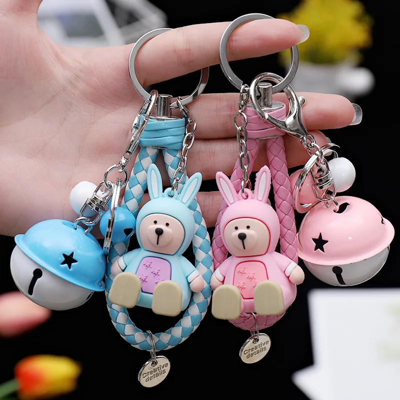 New Cartoon Bunny Cony Bell Emoji Keychain Bunny Cony Rabbit Key Ring Kids Toy Key Chain Car keychain Pendant Jewelry
New Cartoon Bunny Cony Bell Emoji Keychain Bunny Cony Rabbit Key Ring Kids Toy Key Chain Car keychain Pendant Jewelry