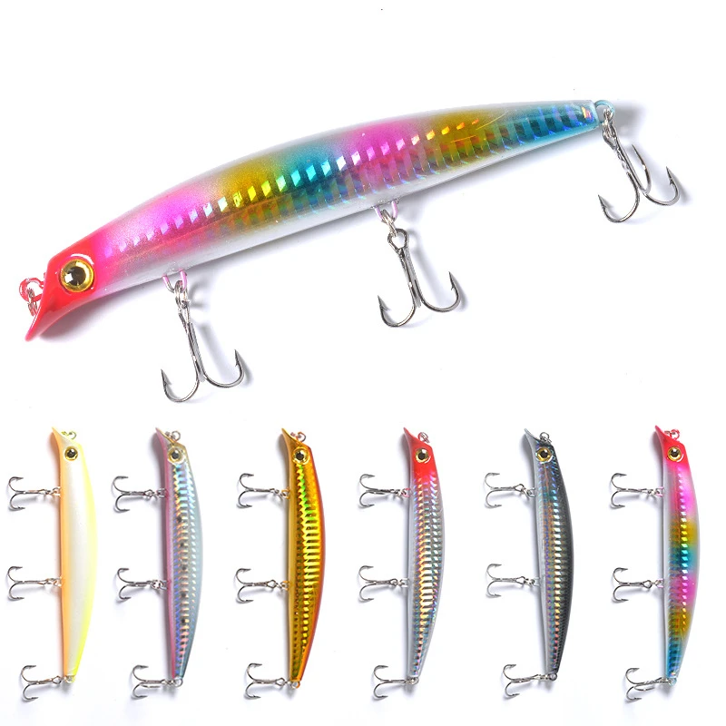 Sabiki Minnow 12cm 15g Crankbait Lure Artificial Hard Bait Topwater Kurbel Pike Wobblers Plopper Fish Lure Fishing Feeder Bauble
Sabiki Minnow 12cm 15g Crankbait Lure Artificial Hard Bait Topwater Kurbel Pike Wobblers Plopper Fish Lure Fishing Feeder Bauble