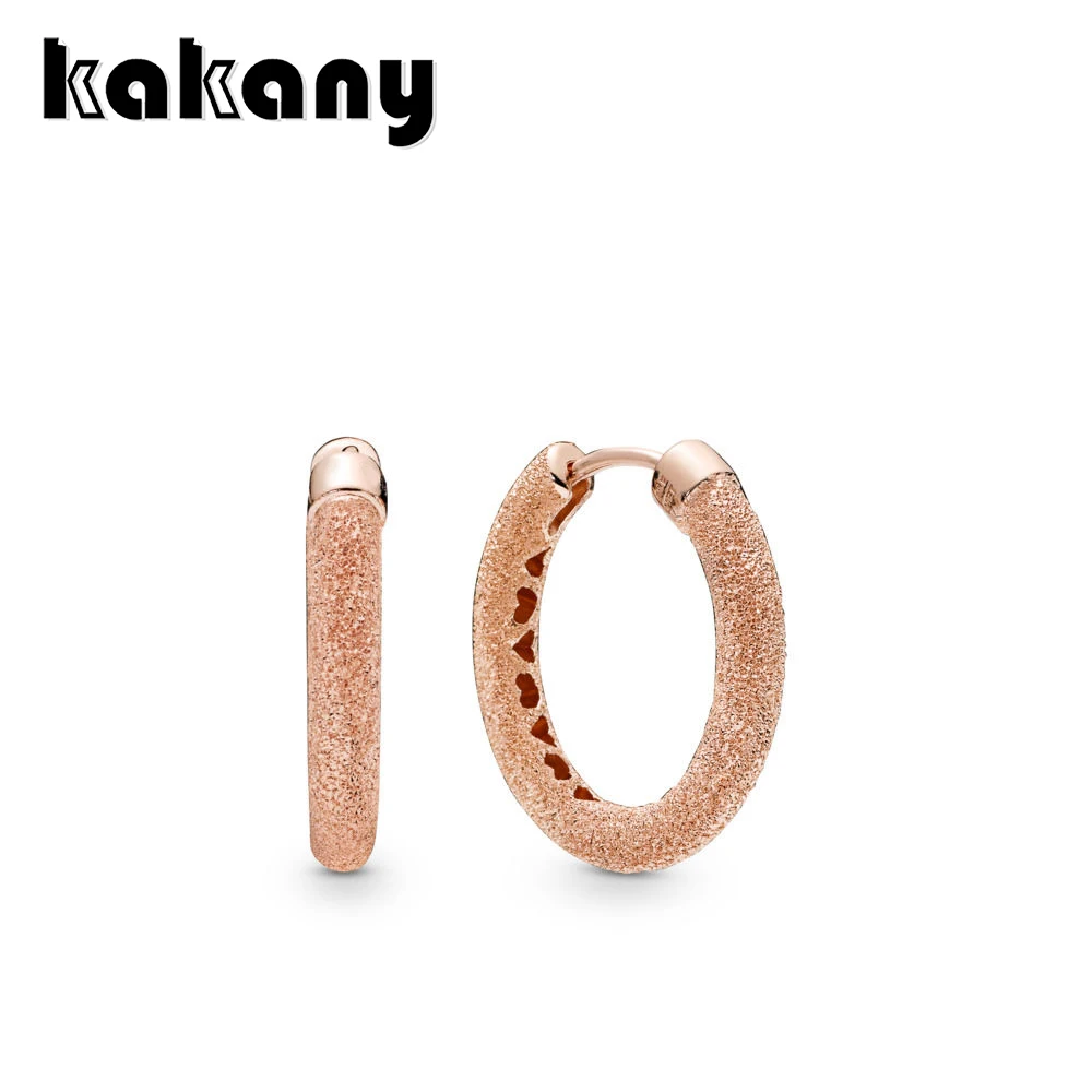 KAKANY Spring 2019 New 925 Sterling Silver ROSE MATTE BRILLIANCE EARRING HOOPS Original European Pop Women's Jewelry 287930
KAKANY Spring 2019 New 925 Sterling Silver ROSE MATTE BRILLIANCE EARRING HOOPS Original European Pop Women's Jewelry 287930