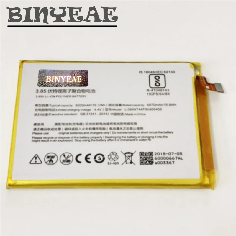 BINYEAE Li3849T44P8h906450 For ZTE Blade A6 A6020/ A6 Lite A0622 Mobile Phone Battery
BINYEAE Li3849T44P8h906450 For ZTE Blade A6 A6020/ A6 Lite A0622 Mobile Phone Battery