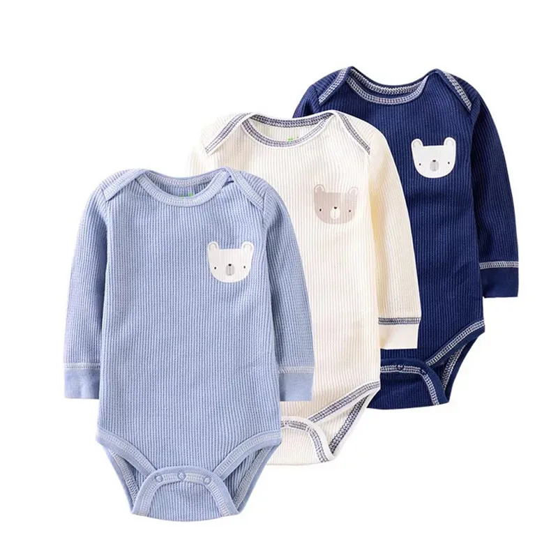 3Pcs/Pack Baby Long Sleeve Clothes Set Newborn Cotton Bodysuit Infant Lovely Cartoon Bear Pure Color Boys Girls Tops 0-9Months
3Pcs/Pack Baby Long Sleeve Clothes Set Newborn Cotton Bodysuit Infant Lovely Cartoon Bear Pure Color Boys Girls Tops 0-9Months
