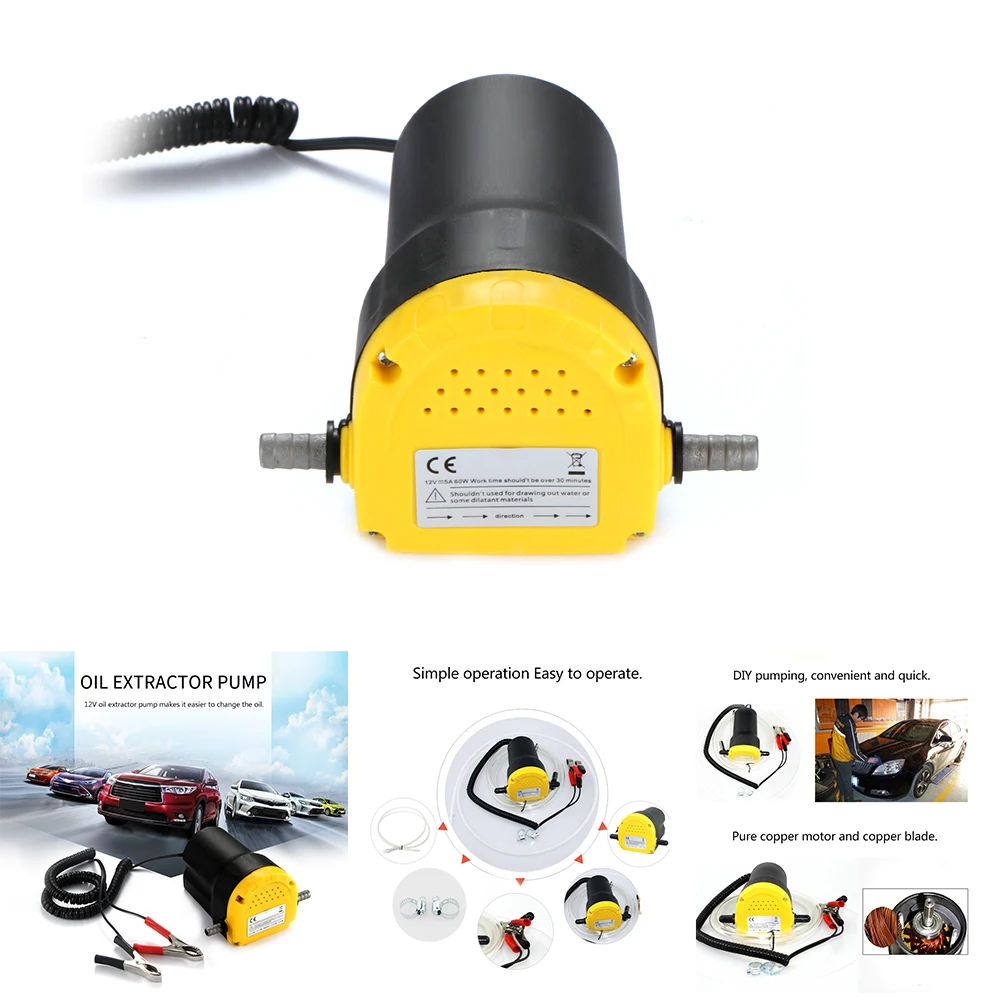 12V 5A Oil Transfer Pump Diesel Fuel Engine Oil Extractor Transfer Pump for Pump diesel and gasoline
12V 5A Oil Transfer Pump Diesel Fuel Engine Oil Extractor Transfer Pump for Pump diesel and gasoline