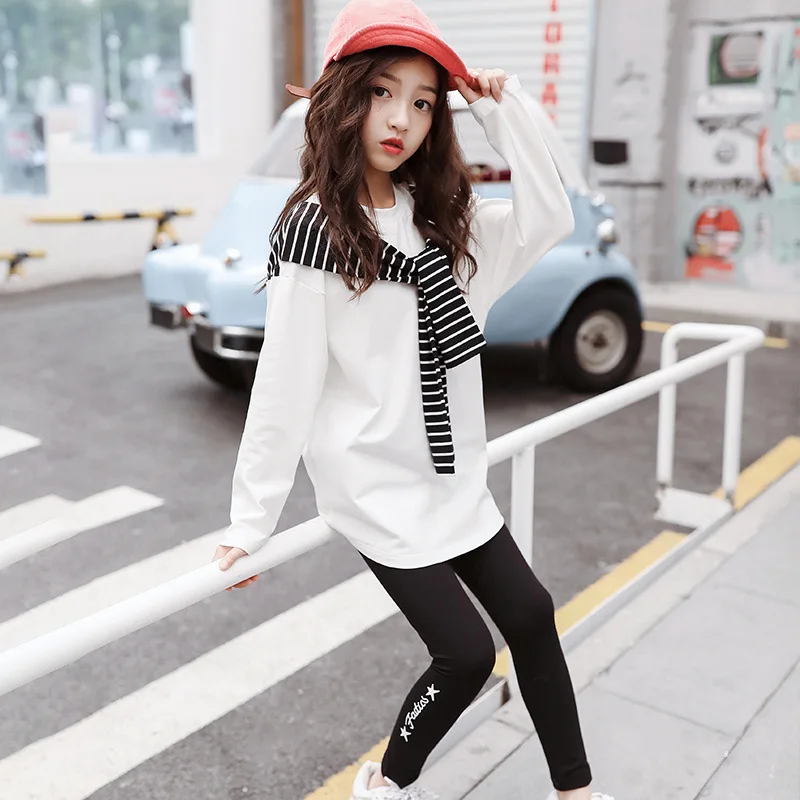 2019 School Girls Clothes Set Spring Student Pullover Sweatshirt + Leggings Children's Clothing Kids Sports Suit Tracksuit 10 12
2019 School Girls Clothes Set Spring Student Pullover Sweatshirt + Leggings Children's Clothing Kids Sports Suit Tracksuit 10 12