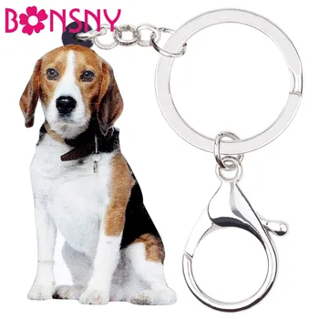 Bonsny Statement Acrylic Beagle Dog Key Chains Keychain Ring New Fashion Animal Jewelry For Women Girls Bag Car Charms Wholesale
Bonsny Statement Acrylic Beagle Dog Key Chains Keychain Ring New Fashion Animal Jewelry For Women Girls Bag Car Charms Wholesale