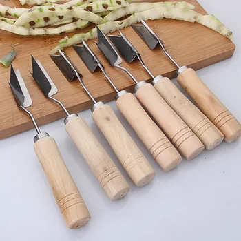 by dhl 1000pcs high quality Wooden Anti Slip Handle 2 Blades Pineapple Fruit Peeler Cutter Silver Tone
by dhl 1000pcs high quality Wooden Anti Slip Handle 2 Blades Pineapple Fruit Peeler Cutter Silver Tone