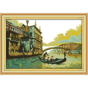 Everlasting Love Harbour Chinese Cross Stitch Kits Ecological Cotton Stamped 11CT Printed DIY New Year Gift Decorations For Home
Everlasting Love Harbour Chinese Cross Stitch Kits Ecological Cotton Stamped 11CT Printed DIY New Year Gift Decorations For Home