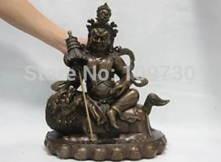 003017 Tibet Classic Pure Copper Bronze Buddhism Jambhala Vaishravana God Buddha Statue
003017 Tibet Classic Pure Copper Bronze Buddhism Jambhala Vaishravana God Buddha Statue