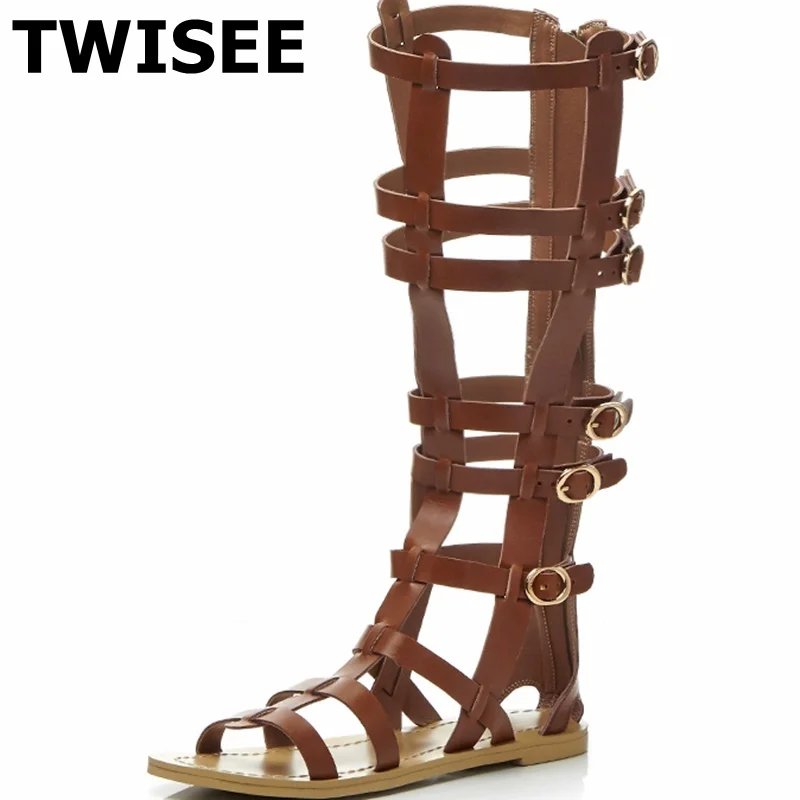 TWISEE Genuine Leather woman casual shoes Gladiator Buckle summer sandals peep toe Beautiful Ladies shoes woman sandals
TWISEE Genuine Leather woman casual shoes Gladiator Buckle summer sandals peep toe Beautiful Ladies shoes woman sandals