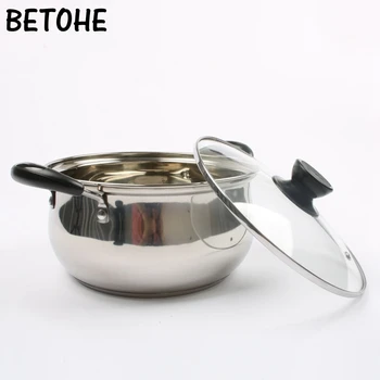 BETOHE Stainless Steel Double Bottom Pot Soup Pot Nonmagnetic Cooking Pot Multi-purpose Cookware Non-stick Pan
BETOHE Stainless Steel Double Bottom Pot Soup Pot Nonmagnetic Cooking Pot Multi-purpose Cookware Non-stick Pan