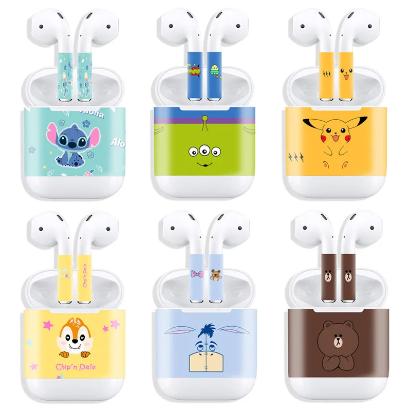 Wireless Earphone Decals Stickers for Apple AirPods Skins Stitch Squerral Pig Duck Bear Beast Donkey Print Paper Film
Wireless Earphone Decals Stickers for Apple AirPods Skins Stitch Squerral Pig Duck Bear Beast Donkey Print Paper Film