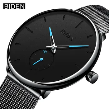 BIDEN Top Brand Luxury Watches Men Stainless Steel Ultra Thin Watches Men Classic Quartz Men's Wrist Watch Relogio Masculino
BIDEN Top Brand Luxury Watches Men Stainless Steel Ultra Thin Watches Men Classic Quartz Men's Wrist Watch Relogio Masculino
