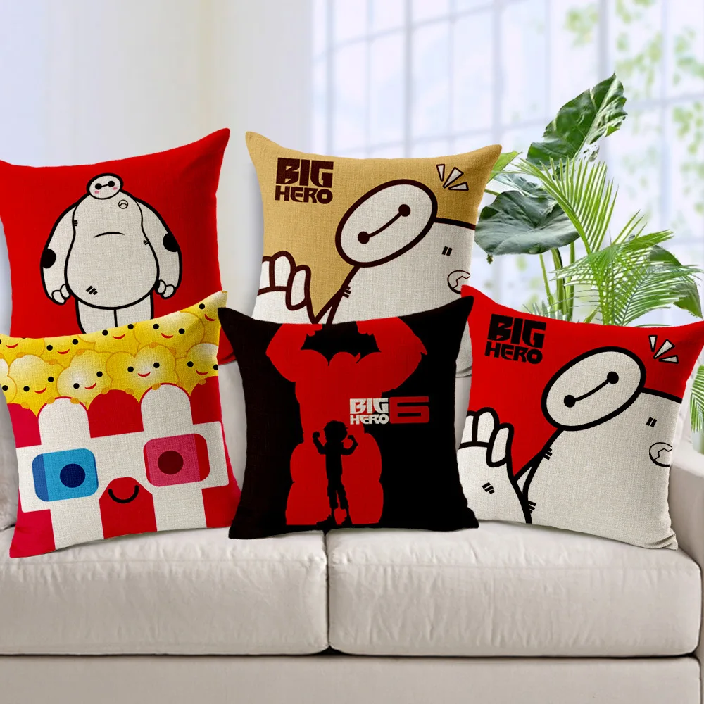 Super Corps Baymax Cover Cushion Adorable God White Cotton Linen Cushion Cover Decorative Pillow Covers For Sofa
Super Corps Baymax Cover Cushion Adorable God White Cotton Linen Cushion Cover Decorative Pillow Covers For Sofa