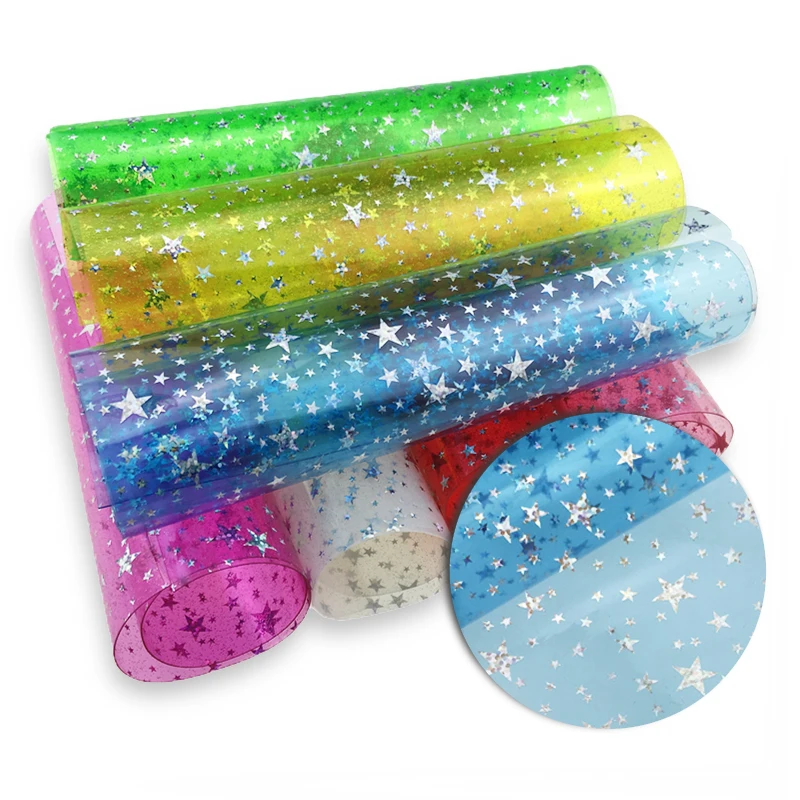 Shipping free 20.5*30 cm ,Star Transparent Faux Synthetic Leather PVC Fabric,DIY Decorative Knotbow Bag Crafts,15pcs/lot
Shipping free 20.5*30 cm ,Star Transparent Faux Synthetic Leather PVC Fabric,DIY Decorative Knotbow Bag Crafts,15pcs/lot
