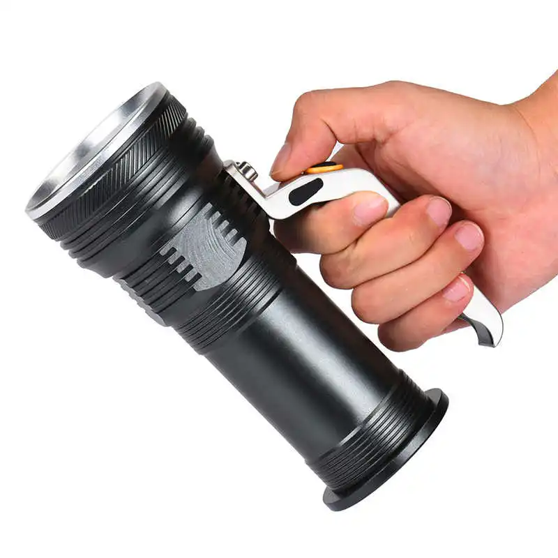 Super bright Handheld XM-L T6 powerful LED Flashlight Searchlight Lamp Torch 2Pcs lanterna led t6 by 18650 battery #3o5
Super bright Handheld XM-L T6 powerful LED Flashlight Searchlight Lamp Torch 2Pcs lanterna led t6 by 18650 battery #3o5