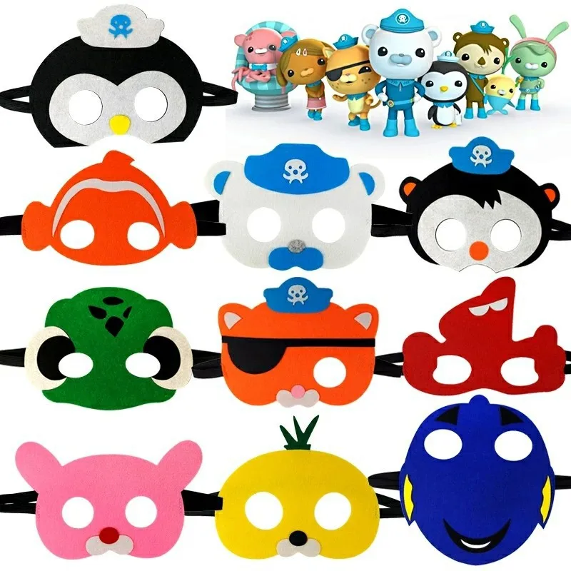 10pcs/lot Child Felt Mask Eye Mask Submarine Small Column Team Captain Mink Doctor Half Face Felt Mask Christmas gifts
10pcs/lot Child Felt Mask Eye Mask Submarine Small Column Team Captain Mink Doctor Half Face Felt Mask Christmas gifts