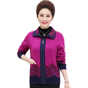 2020 middle and old age women's coat 40 year old 50 mother coat, autumn winter wear knitted cardigan, wool coat
2020 middle and old age women's coat 40 year old 50 mother coat, autumn winter wear knitted cardigan, wool coat