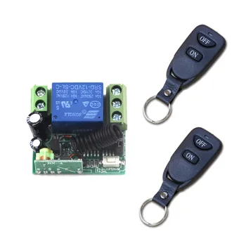 Smart Home Light Switch DC 12V Mini Relay 1CH Wireless RF Remote Control Switch System 2pcs Transmitter+ Receiver with Case
Smart Home Light Switch DC 12V Mini Relay 1CH Wireless RF Remote Control Switch System 2pcs Transmitter+ Receiver with Case