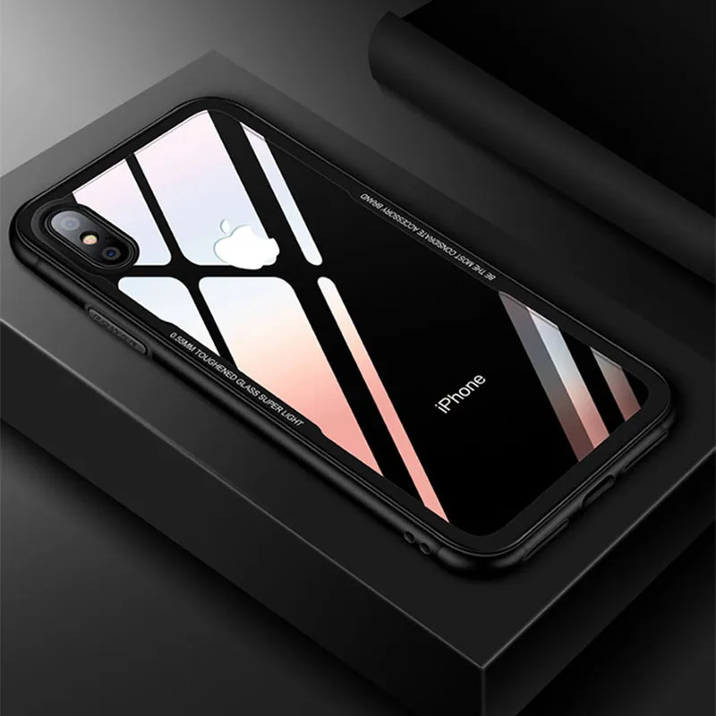 Case for iPhone X XS Max XR Tempered Glass Transparent Clear Cover Bumper On The for iPhone 6 6S 7 8 Plus Soft TPU Silicon Cases
Case for iPhone X XS Max XR Tempered Glass Transparent Clear Cover Bumper On The for iPhone 6 6S 7 8 Plus Soft TPU Silicon Cases