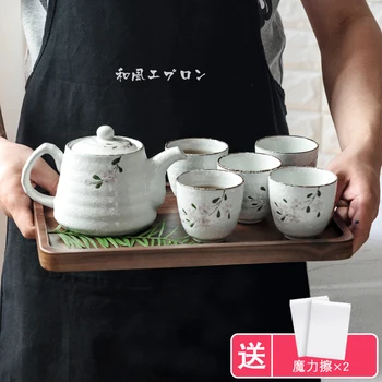 Drop Shipping Japanese Style Tea Set Creative Sakura Ceramic Teapot Cups Tea Set Home Living Room Tea Ceremony Gift Fast Post
Drop Shipping Japanese Style Tea Set Creative Sakura Ceramic Teapot Cups Tea Set Home Living Room Tea Ceremony Gift Fast Post