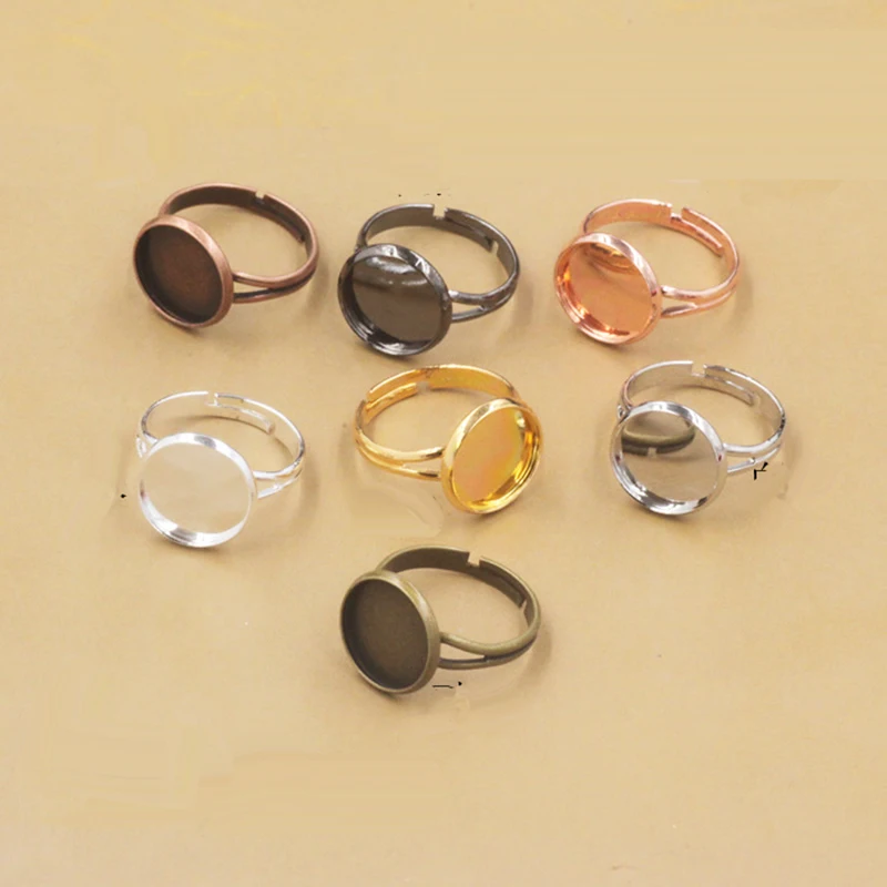 10Pcs/set DIY Rings Base Holder Finger Rings Bezels Adjustable DIY Rings Women Girl Handmade Weddings Rings Making Findings
10Pcs/set DIY Rings Base Holder Finger Rings Bezels Adjustable DIY Rings Women Girl Handmade Weddings Rings Making Findings