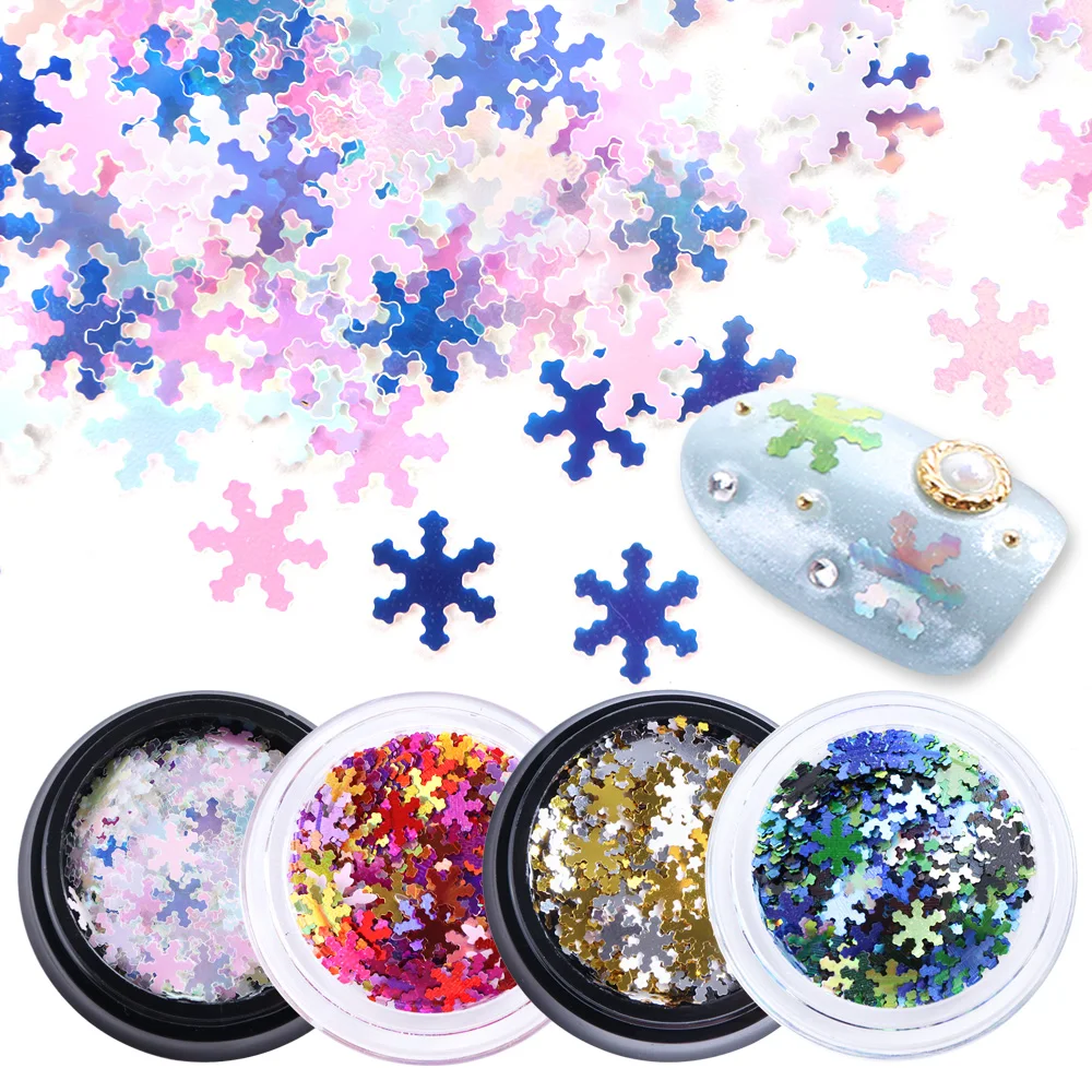 1 Box Nail Art Snowflake Mixed Nail 3D Flake Sequins Tips Slices Shiny Glitter Nail Charm Manicure Decoration Accessories JI716
1 Box Nail Art Snowflake Mixed Nail 3D Flake Sequins Tips Slices Shiny Glitter Nail Charm Manicure Decoration Accessories JI716