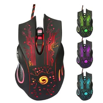3200DPI LED Optical Mouse 6 Buttons USB Wired Gaming Mouse for Computer Professional Gamer Mouse for PC Laptop Plug and Play
3200DPI LED Optical Mouse 6 Buttons USB Wired Gaming Mouse for Computer Professional Gamer Mouse for PC Laptop Plug and Play