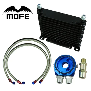 SPECIAL OFFER AN10 13 Row Engine Oil Cooler With Oil Sandwich Adapter + Braided Nylon Stainless Steel Oil Line Black
SPECIAL OFFER AN10 13 Row Engine Oil Cooler With Oil Sandwich Adapter + Braided Nylon Stainless Steel Oil Line Black