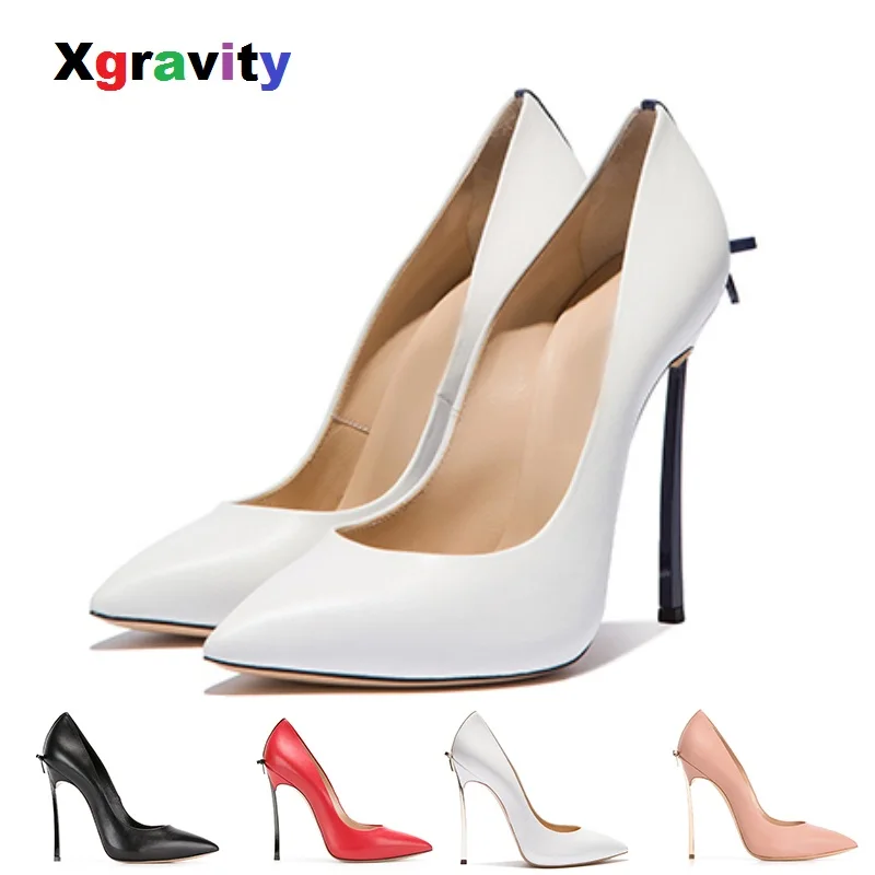 XGRAVITRY Back Bow-knot Fashion Pointed Toe Dress Shoes Sexy Super High Heel Pumps Elegant Pretty Lady Shoes Party Shoes C285
XGRAVITRY Back Bow-knot Fashion Pointed Toe Dress Shoes Sexy Super High Heel Pumps Elegant Pretty Lady Shoes Party Shoes C285