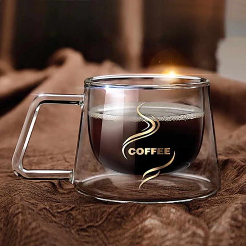 Transparent Double Wall Coffee Mug with Handle Reusable Glass Coffee Cup Milk Tea Mugs Tumbler Canecas Cafe Espresso Cups
Transparent Double Wall Coffee Mug with Handle Reusable Glass Coffee Cup Milk Tea Mugs Tumbler Canecas Cafe Espresso Cups
