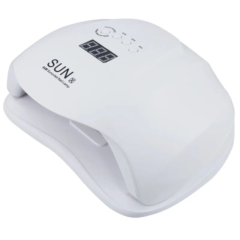 SUN X 54W UV LED Lamp Nail Dryer LED Light With No Mercury Gel Nail Polish Dryer Mini Lamp
SUN X 54W UV LED Lamp Nail Dryer LED Light With No Mercury Gel Nail Polish Dryer Mini Lamp