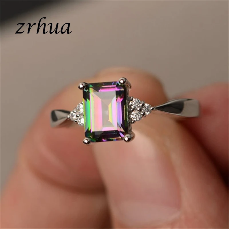 ZRHUA AAA Zircon Engagement Rings for Women Silver 925 Original Wedding Band Female Anel Rainbow Crystals Jewelry Top Quality
ZRHUA AAA Zircon Engagement Rings for Women Silver 925 Original Wedding Band Female Anel Rainbow Crystals Jewelry Top Quality